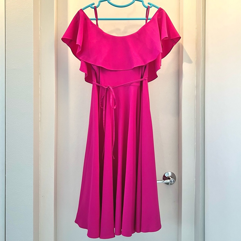 👒 CeCe pink flowy & flattering dress 🌺